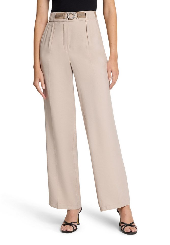 Betty Barclay Stoffhose Damen unifarben Mit Gürtel von Betty Barclay