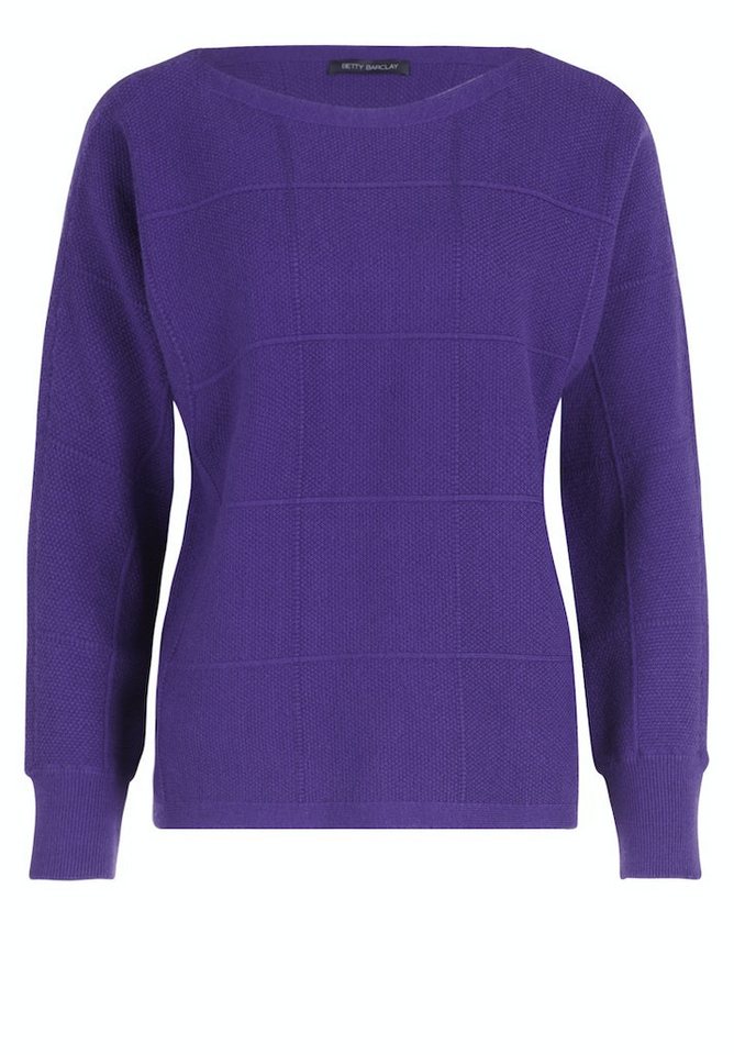 Betty Barclay Strandpullover Strickpullover Kurz 1/1 Arm Blue Violet von Betty Barclay