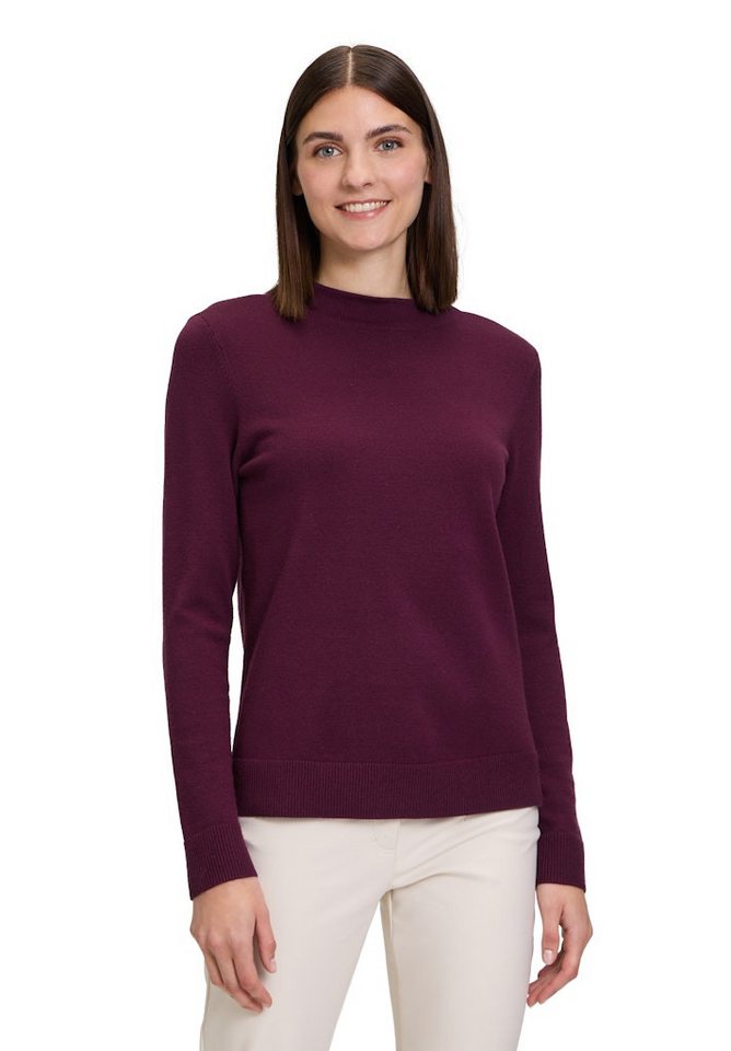 Betty Barclay Strandpullover Strickpullover Kurz 1/1 Arm Dark Aubergine von Betty Barclay