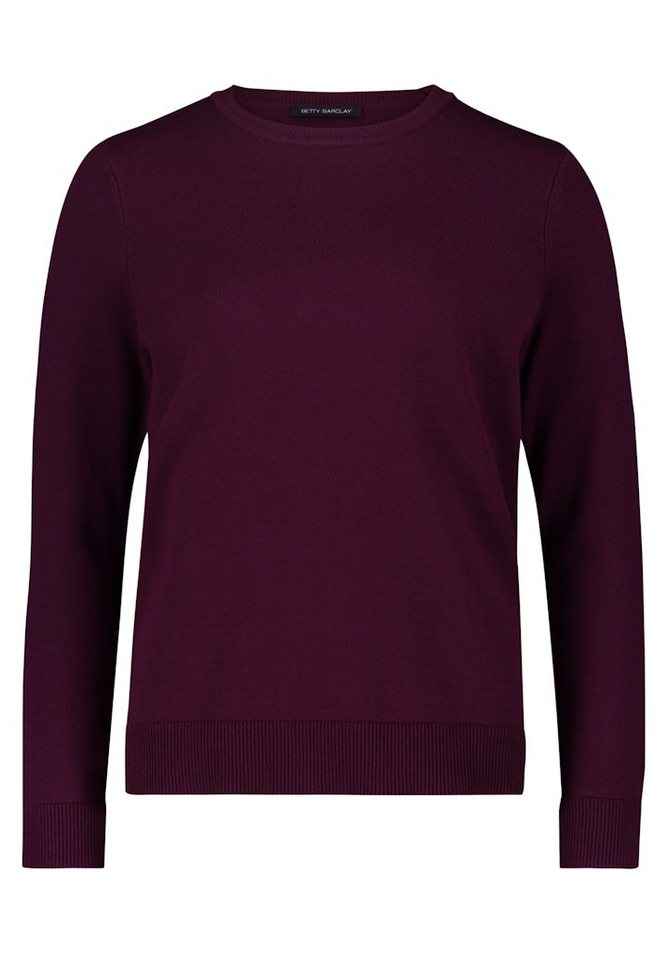 Betty Barclay Strandpullover Strickpullover Kurz 1/1 Arm Dark Aubergine von Betty Barclay