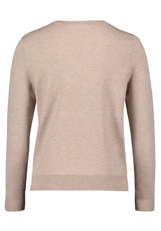 Betty Barclay Strandpullover Strickpullover Kurz 1/1 Arm Funghi Melange von Betty Barclay