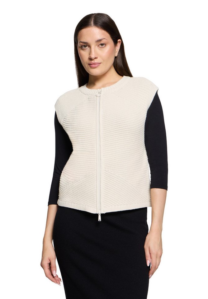 Betty Barclay Strickjacke Damen Grobstrickjacke ohne Arm (1-tlg) von Betty Barclay