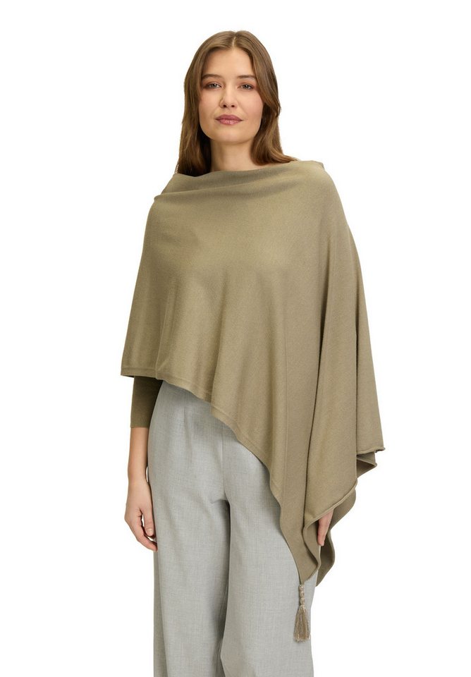 Betty Barclay Strickjacke Damen Strick-Poncho mit Fransen (1-tlg) Quasten von Betty Barclay
