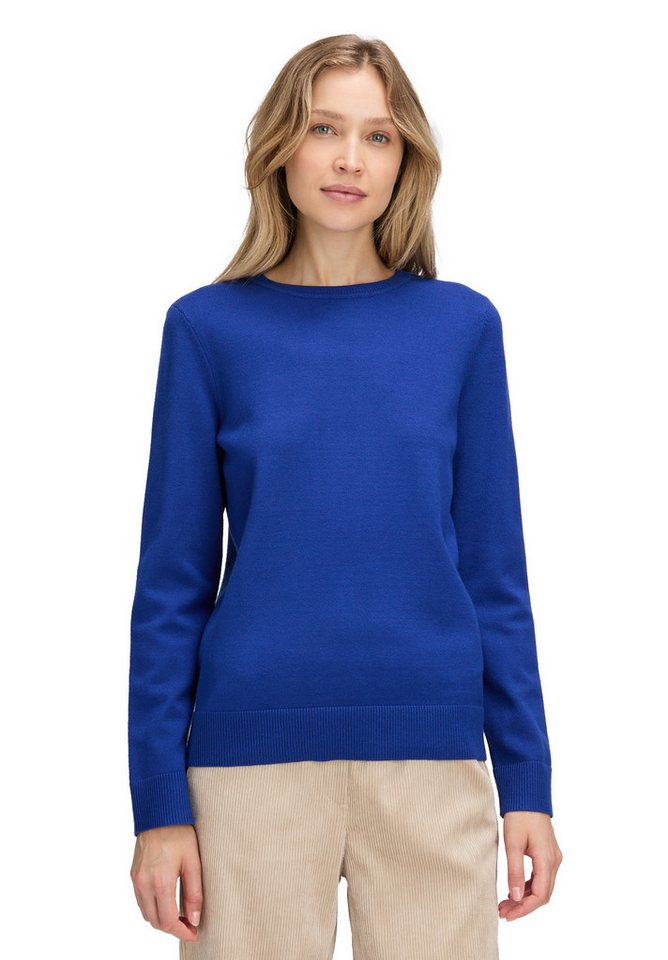Betty Barclay Strickpullover Damen Basic-Strickpullover mit Rundhalsausschnitt (1-tlg) von Betty Barclay