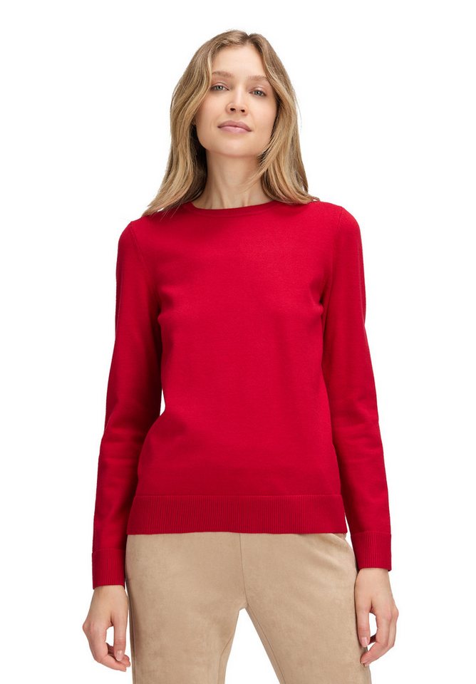 Betty Barclay Strickpullover Damen Basic-Strickpullover mit Rundhalsausschnitt (1-tlg) von Betty Barclay