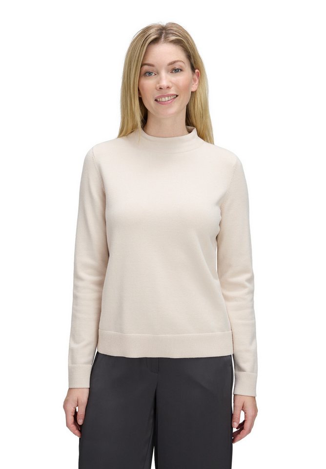 Betty Barclay Strickpullover Damen Basic-Strickpullover mit Stehkragen (1-tlg) von Betty Barclay