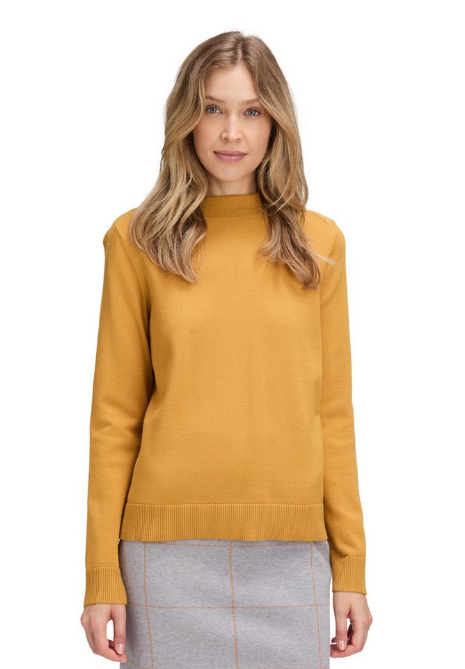 Betty Barclay Strickpullover Damen Basic-Strickpullover mit Stehkragen (1-tlg) von Betty Barclay
