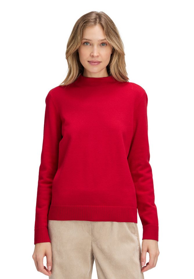 Betty Barclay Strickpullover Damen Basic-Strickpullover mit Stehkragen (1-tlg) von Betty Barclay