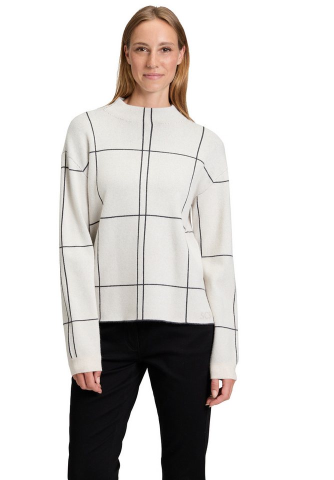 Betty Barclay Strickpullover Damen kariert (1-tlg) von Betty Barclay