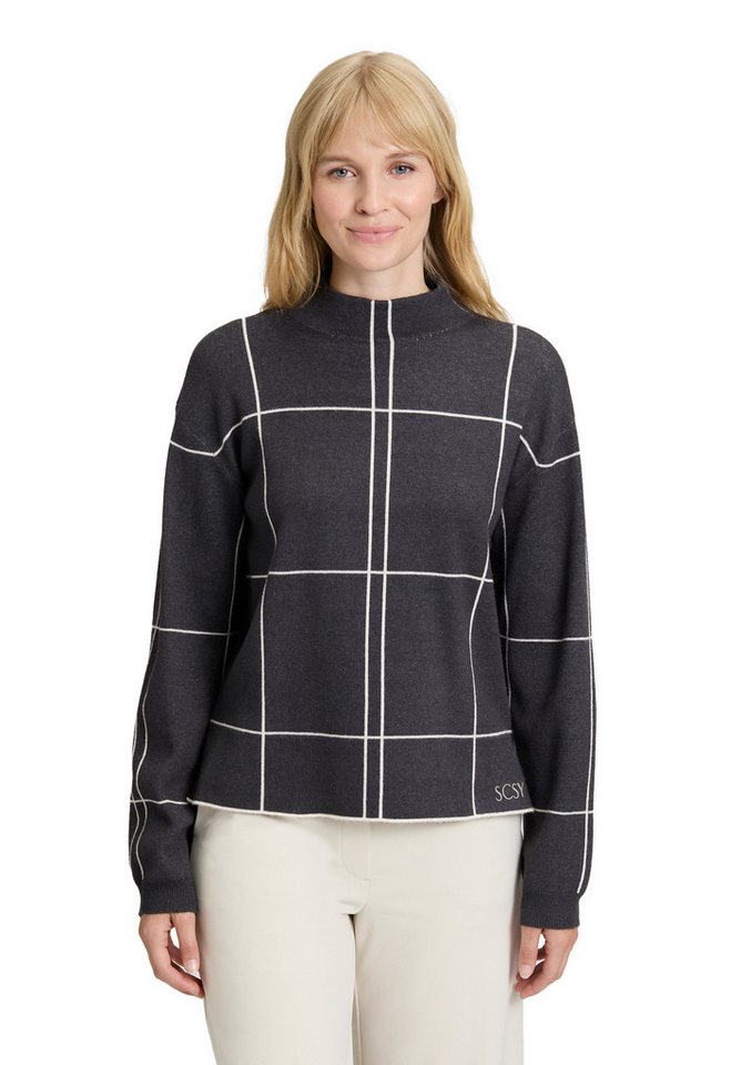 Betty Barclay Strickpullover Damen Strickpullover kariert (1-tlg) von Betty Barclay