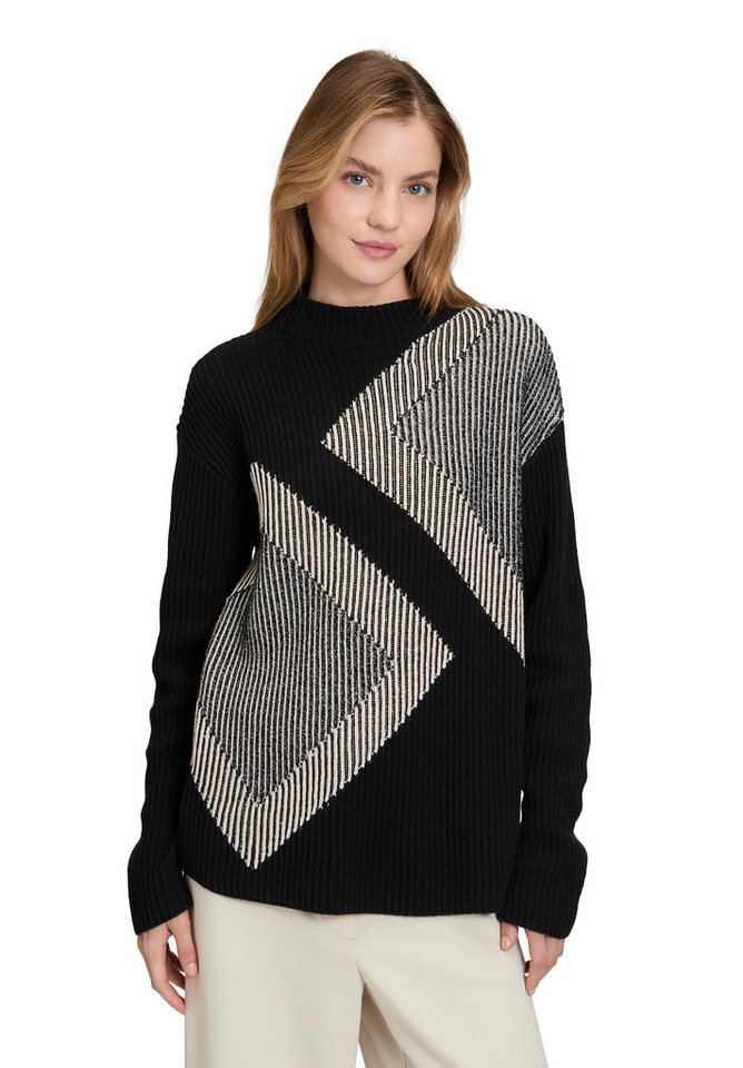 Betty Barclay Strickpullover Damen Strickpullover mit Intarsie (1-tlg) von Betty Barclay
