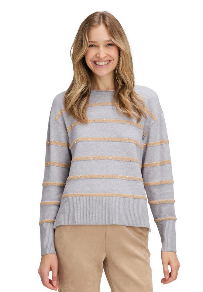 Betty Barclay Strickpullover Damen Strickpullover mit Pailletten (1-tlg) von Betty Barclay