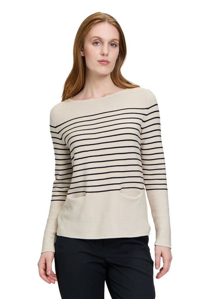 Betty Barclay Strickpullover Damen Feinstrickpullover mit Eingrifftaschen (1-tlg) Struktur von Betty Barclay