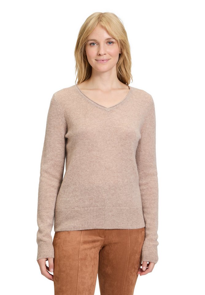 Betty Barclay Strickpullover Damen Kaschmir-Pullover mit V-Ausschnitt (1-tlg) Strick von Betty Barclay