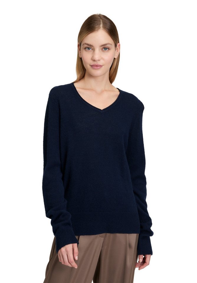 Betty Barclay Strickpullover Damen Kaschmir-Pullover mit V-Ausschnitt (1-tlg) Strick von Betty Barclay
