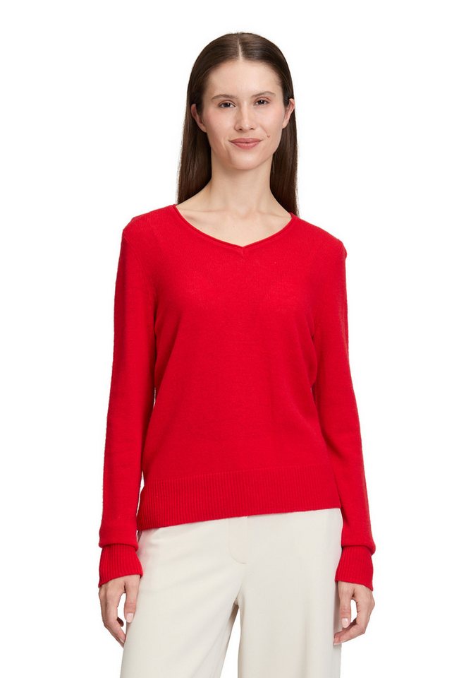 Betty Barclay Strickpullover Damen Kaschmir-Pullover mit V-Ausschnitt (1-tlg) Strick von Betty Barclay