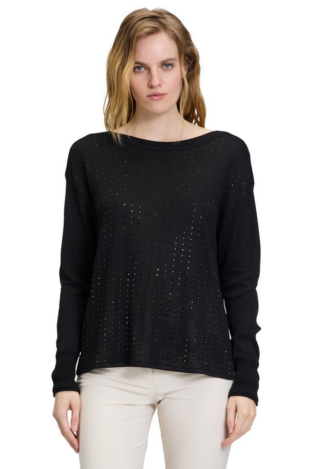 Betty Barclay Strickpullover Damen Feinstrickpullover mit Strass (1-tlg) limited edition von Betty Barclay