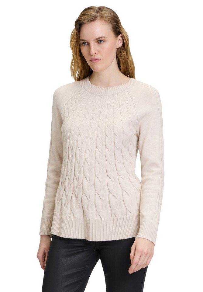 Betty Barclay Strickpullover Damen Strickpullover langarm (1-tlg) Material von Betty Barclay