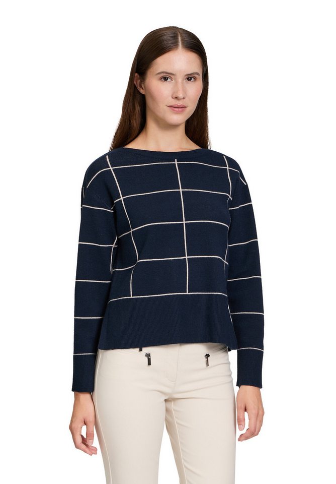 Betty Barclay Strickpullover Damen Strickpullover langarm (1-tlg) Saumschlitz von Betty Barclay