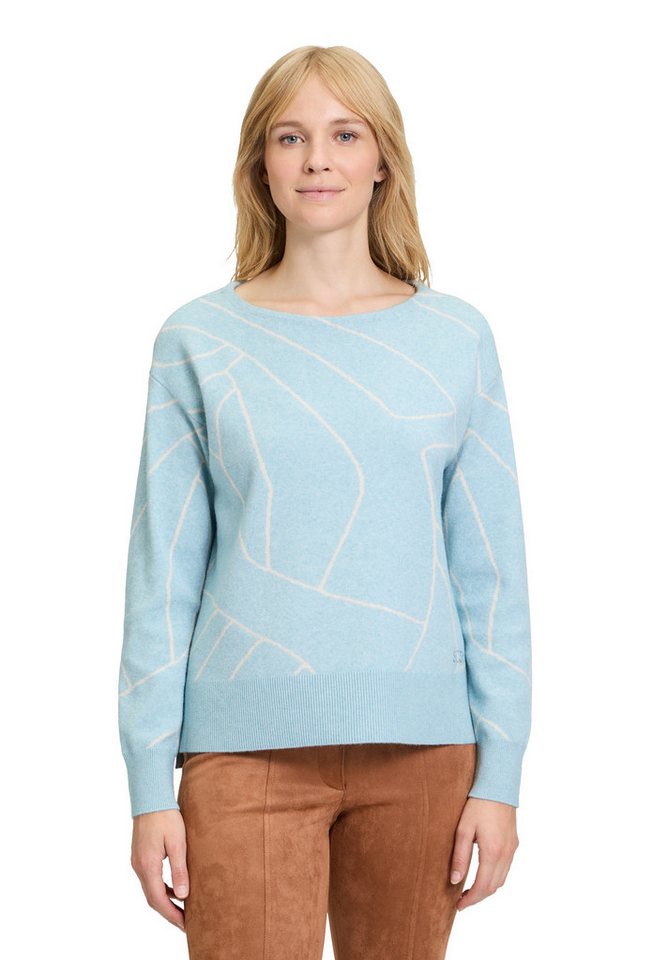 Betty Barclay Strickpullover Damen Strickpullover mit Jacquard (1-tlg) Jacquard von Betty Barclay