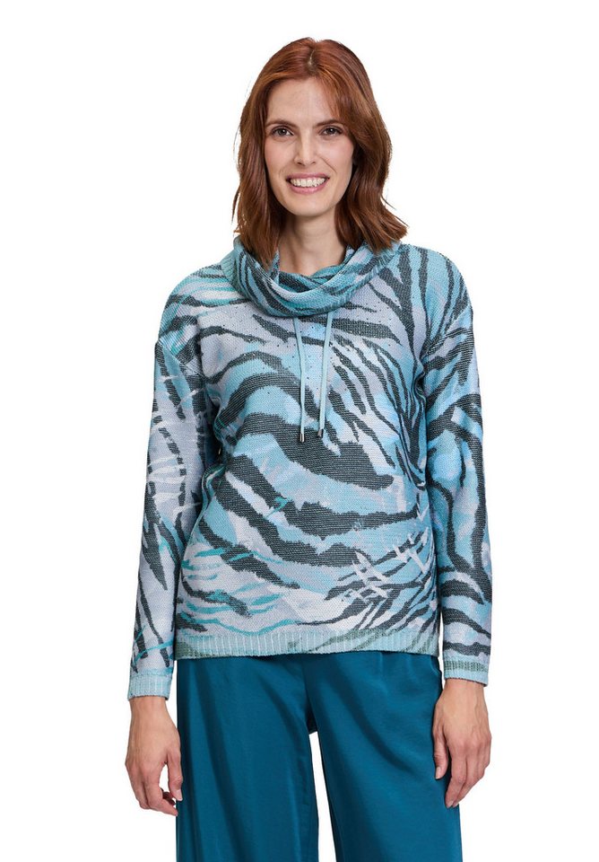 Betty Barclay Strickpullover Damen Strickpullover mit Print (1-tlg) Druck von Betty Barclay