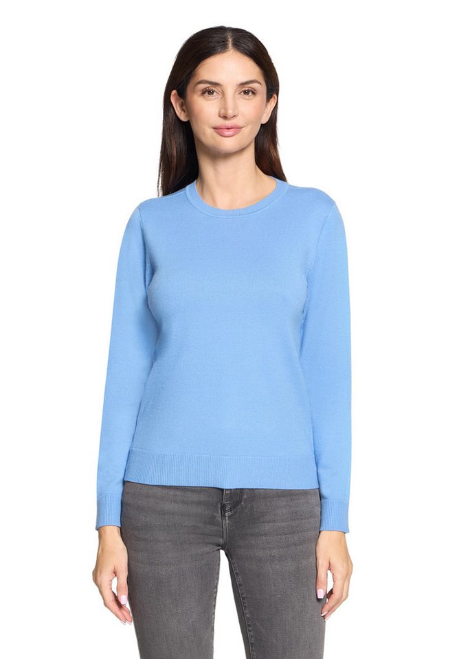 Betty Barclay Strickpullover Damen Basic-Strickpullover mit Rundhalsausschnitt (1-tlg) von Betty Barclay