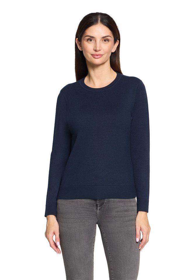 Betty Barclay Strickpullover Damen Basic-Strickpullover mit Rundhalsausschnitt (1-tlg) von Betty Barclay