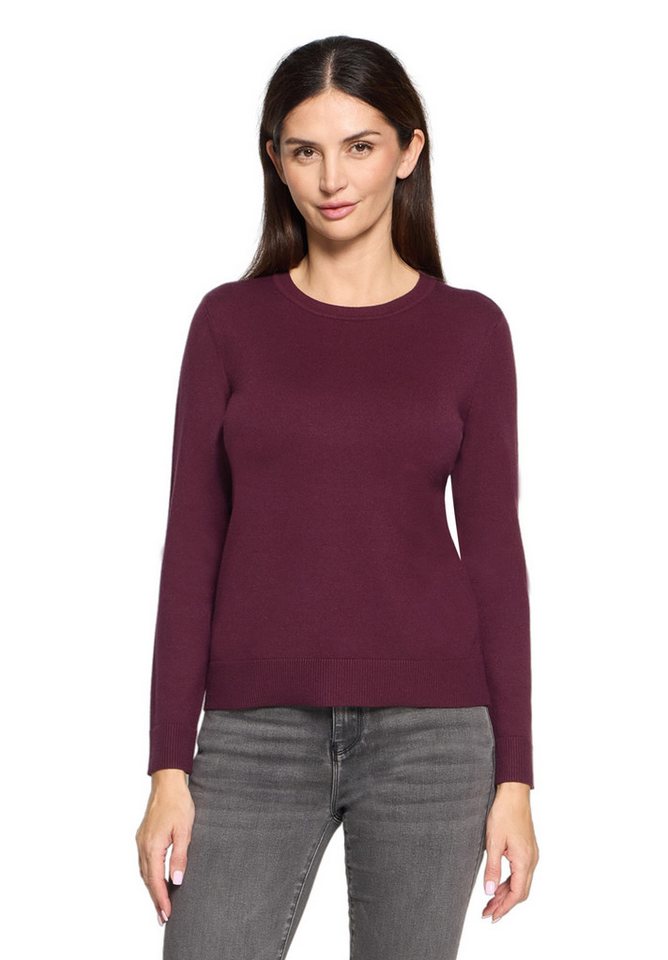 Betty Barclay Strickpullover Damen Basic-Strickpullover mit Rundhalsausschnitt (1-tlg) von Betty Barclay