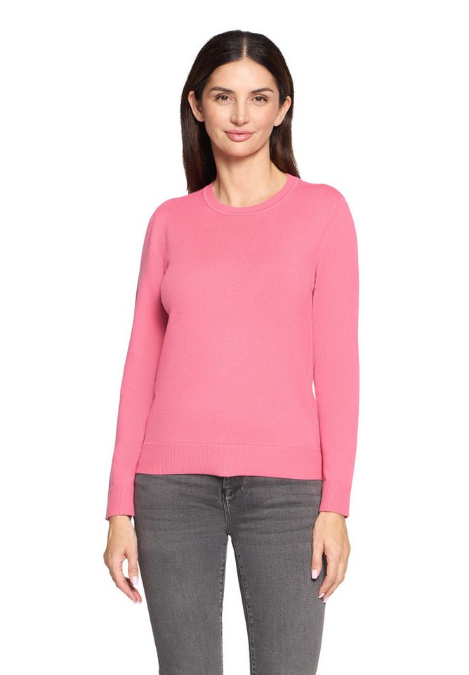 Betty Barclay Strickpullover Damen Basic-Strickpullover mit Rundhalsausschnitt (1-tlg) von Betty Barclay