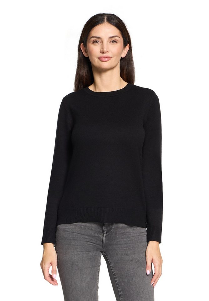 Betty Barclay Strickpullover Damen Basic-Strickpullover mit Rundhalsausschnitt (1-tlg) von Betty Barclay