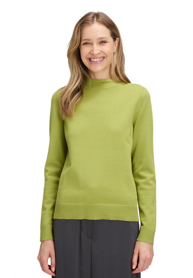 Betty Barclay Strickpullover Damen Basic-Strickpullover mit Stehkragen (1-tlg) von Betty Barclay