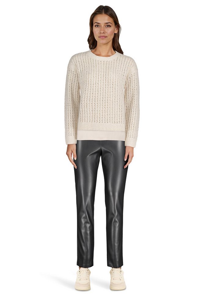 Betty Barclay Strickpullover Damen Grobstrick-Pullover mit Lochmuster (1-tlg) von Betty Barclay