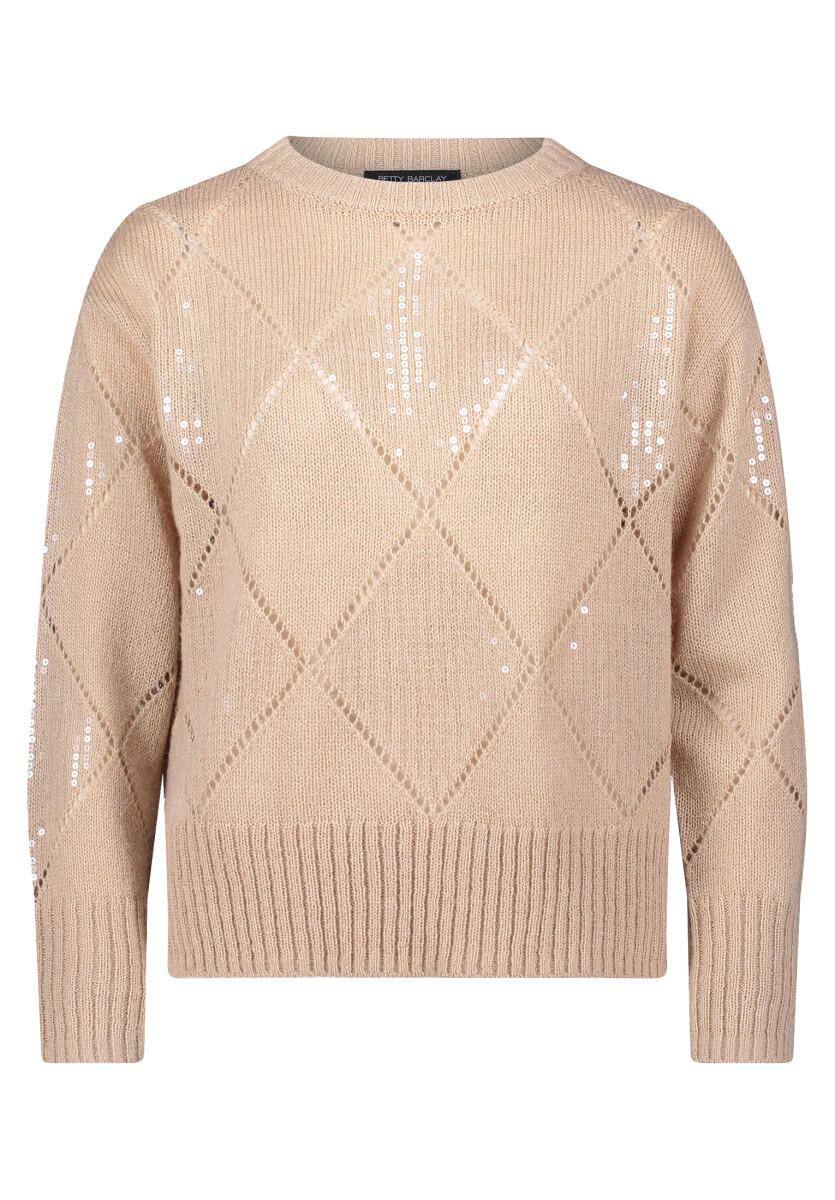 Betty Barclay - Strickpullover beige - Gr. - 46 von Betty Barclay