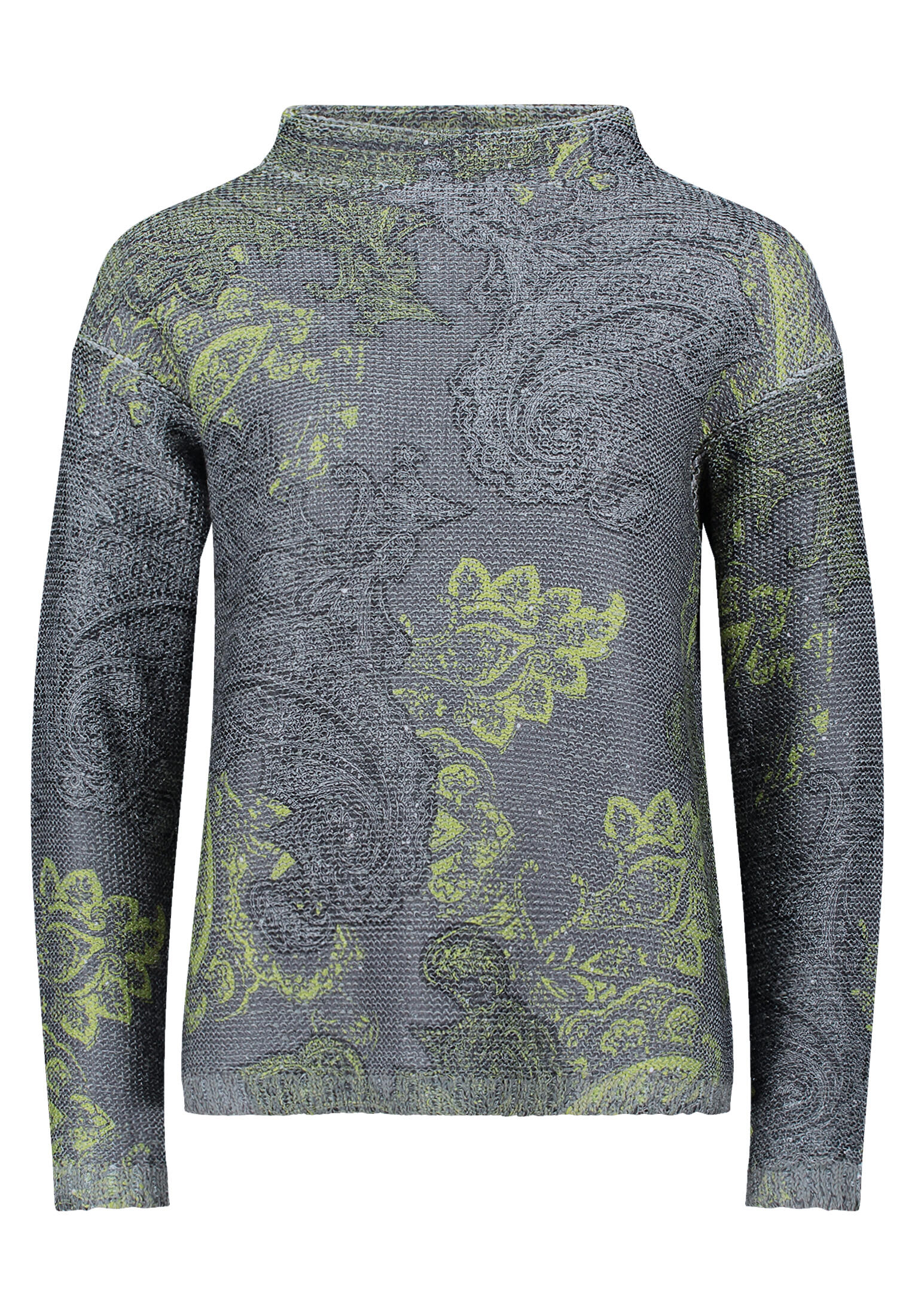 Betty Barclay - Strickpullover grau/grün - Gr. - 46 von Betty Barclay