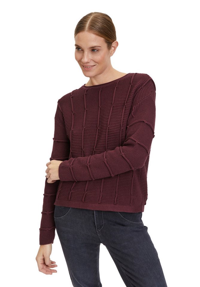 Betty Barclay Strickpullover mit Strickdetails (1-tlg) Strick von Betty Barclay