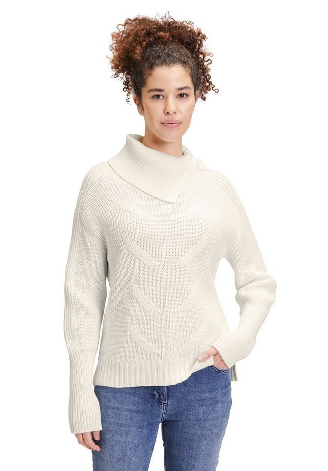 Betty Barclay Strickpullover mit hohem Kragen (1-tlg) Kragen von Betty Barclay