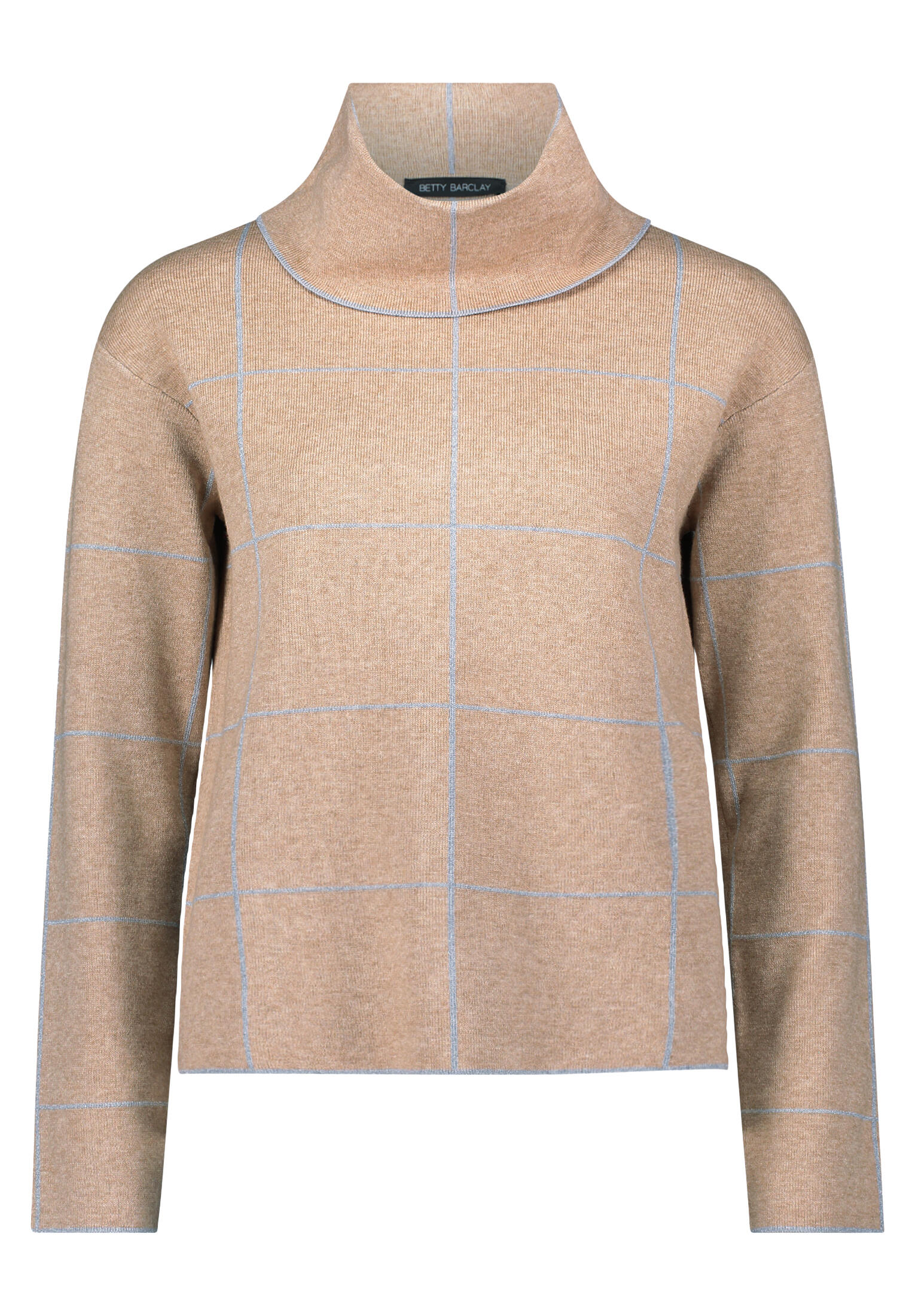 Betty Barclay - Strickpullover patch beige/grey - Gr. - 46 von Betty Barclay