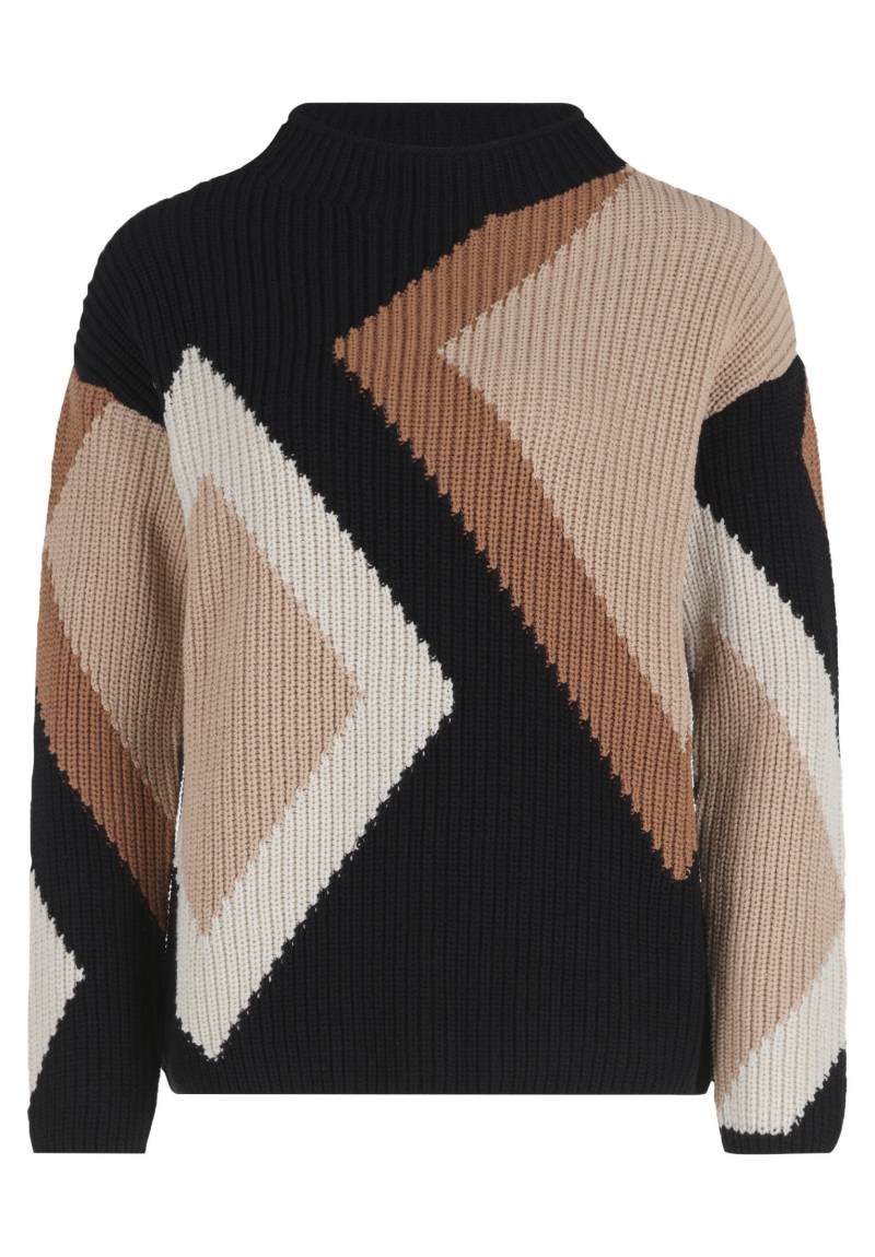 Betty Barclay - Strickpullover patch black/brown - Gr. - 42 von Betty Barclay