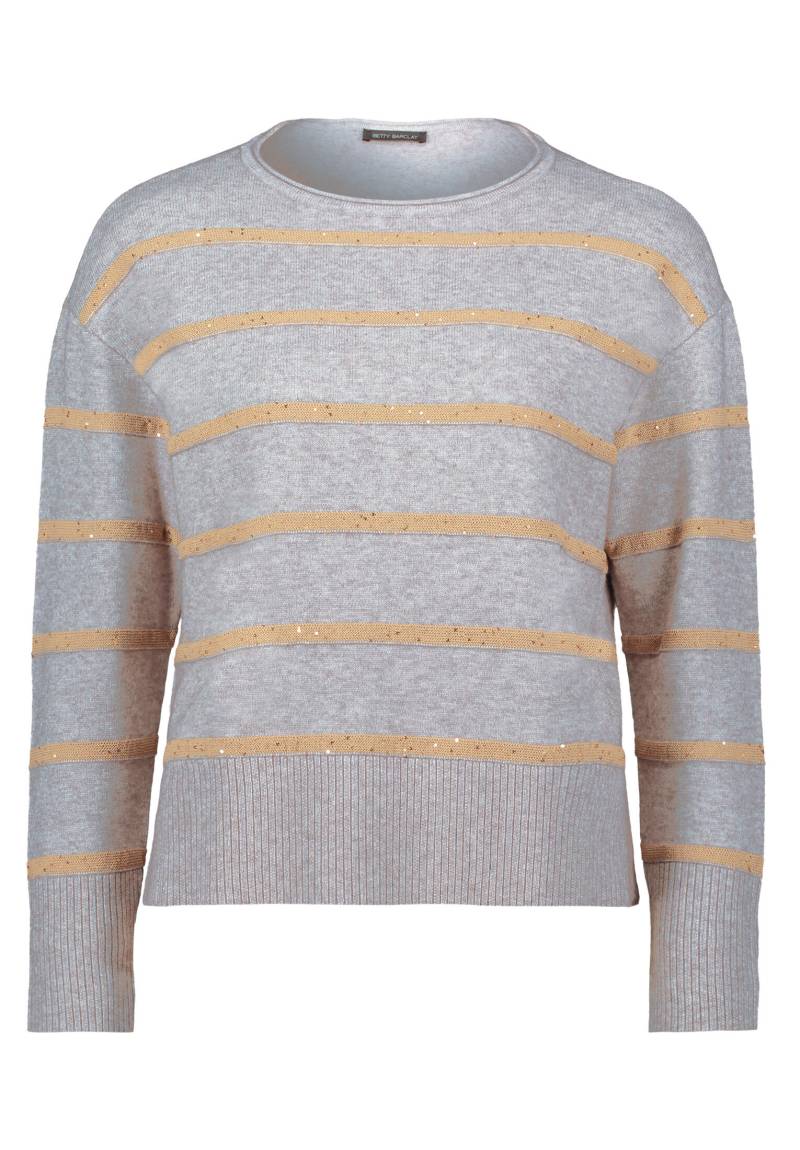 Betty Barclay - Strickpullover patch grey/beige - Gr. - 48 von Betty Barclay