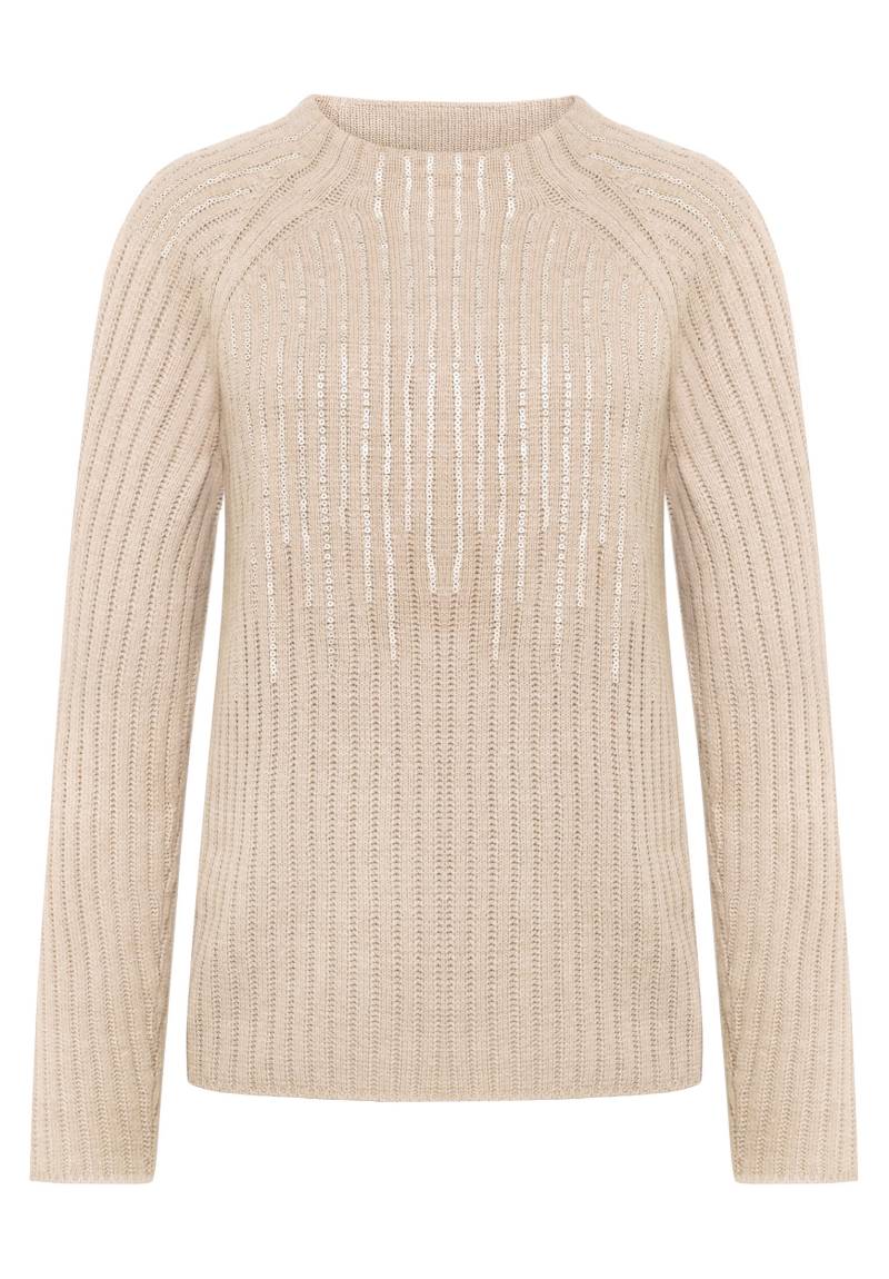 Betty Barclay - Strickpullover taupe melange - Gr. - 38 von Betty Barclay