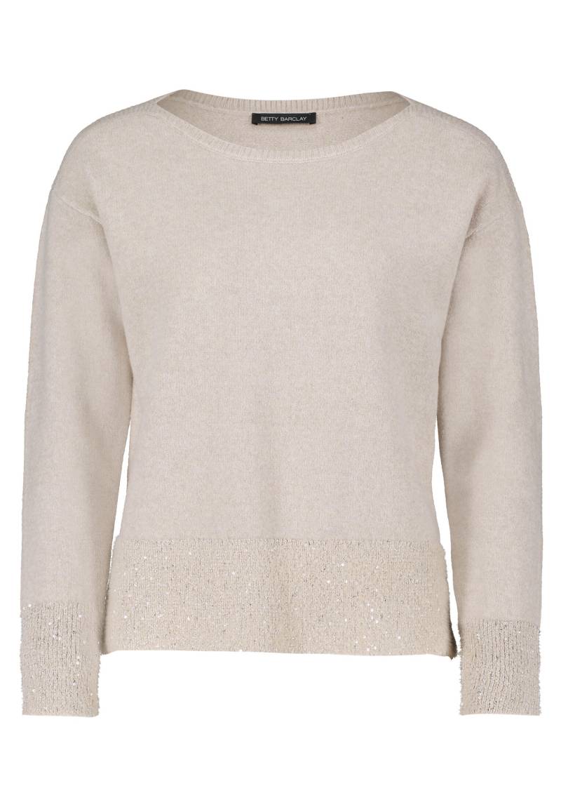 Betty Barclay - Strickpullover taupe melange - Gr. - 42 von Betty Barclay
