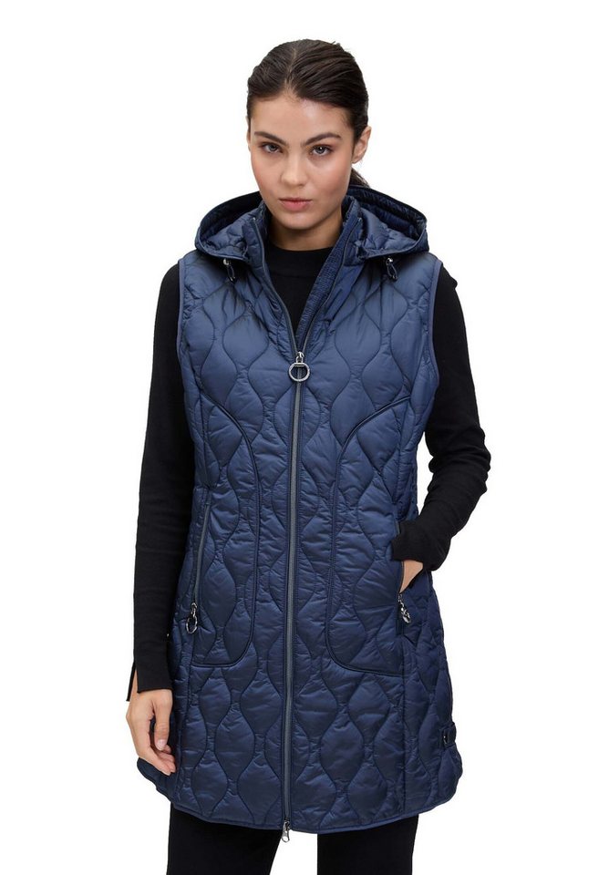 Betty Barclay Strickweste Damen Steppweste mit abnehmbarer Kapuze von Betty Barclay