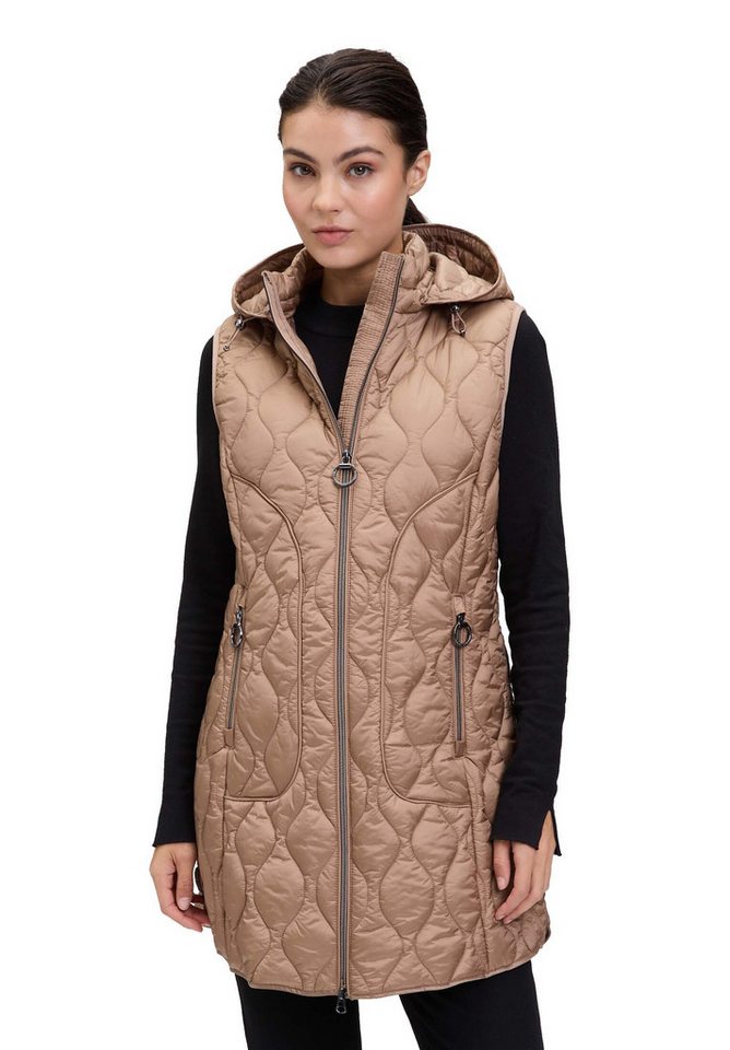 Betty Barclay Strickweste Damen Steppweste mit abnehmbarer Kapuze von Betty Barclay