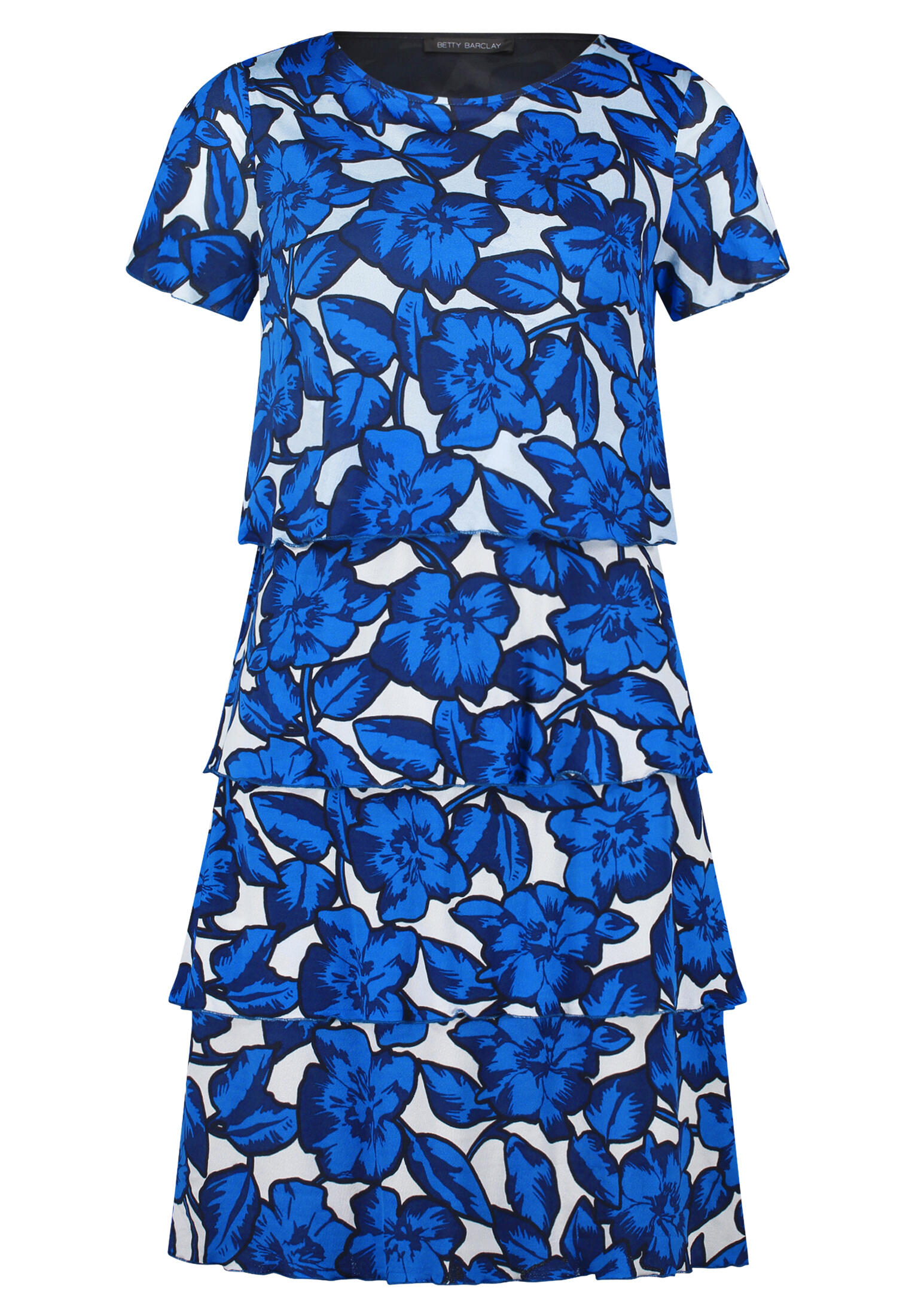Betty Barclay - Stufenkleid blau/weiß - Gr. - 36 von Betty Barclay