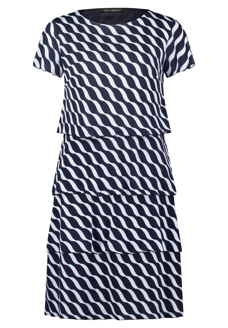 Betty Barclay - Stufenkleid dunkelblau/weiß - Gr. - 36 von Betty Barclay