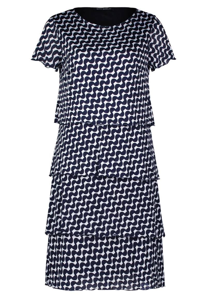 Betty Barclay - Stufenkleid dunkelblau/weiß - Gr. - 38 von Betty Barclay