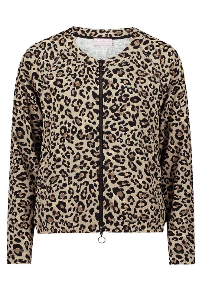 Betty Barclay Sweatjacke Damen Shirtjacke mit Rippenstruktur von Betty Barclay