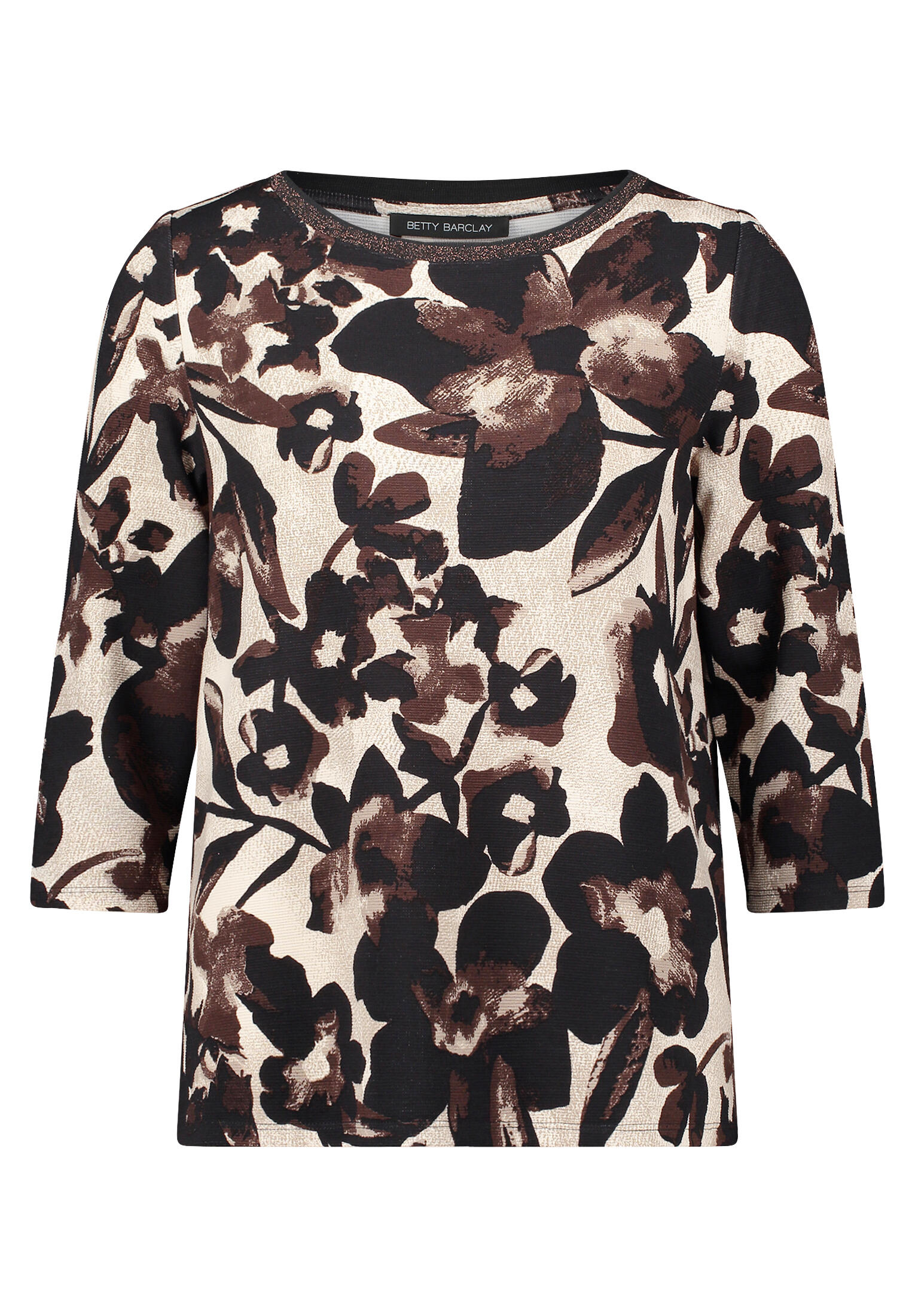 Betty Barclay - Sweatshirt beige/braun - Gr. - 44 von Betty Barclay