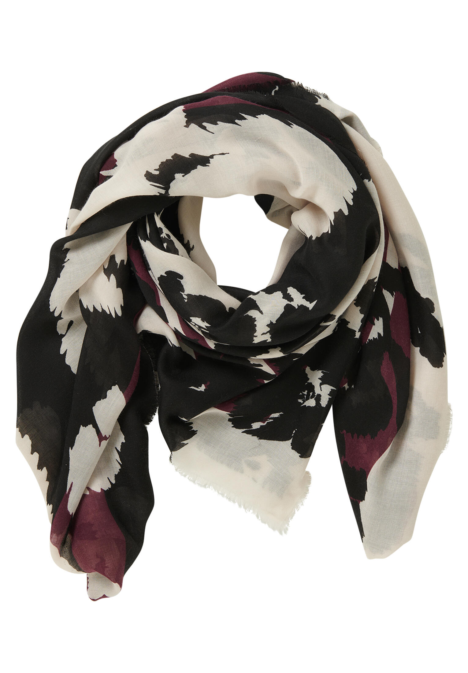 Betty Barclay - Tuch cream/dark red - Gr. - OS von Betty Barclay