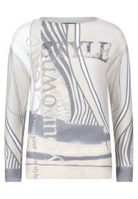 Damen Strickpullover mit Print von Betty Barclay